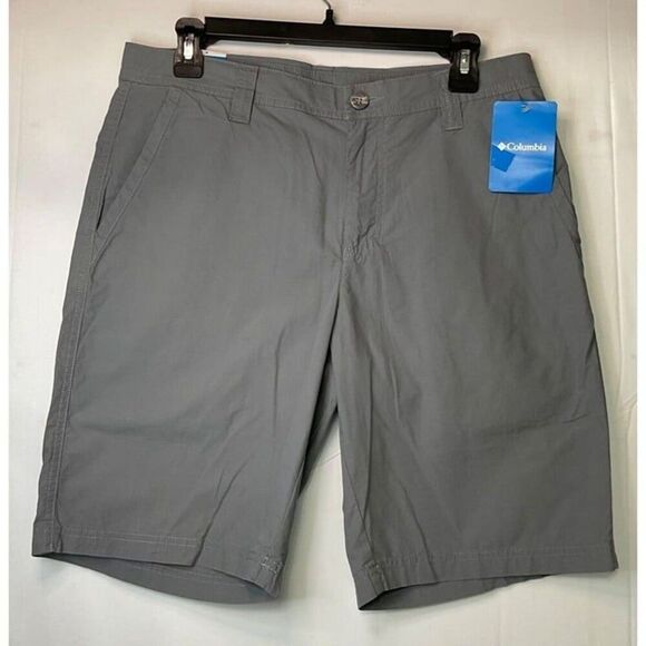 New Columbia washed out shoort mens, gray SZ 30, 4 pockets. - Picture 1 of 10